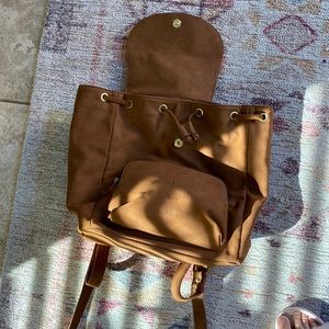 leather backpack